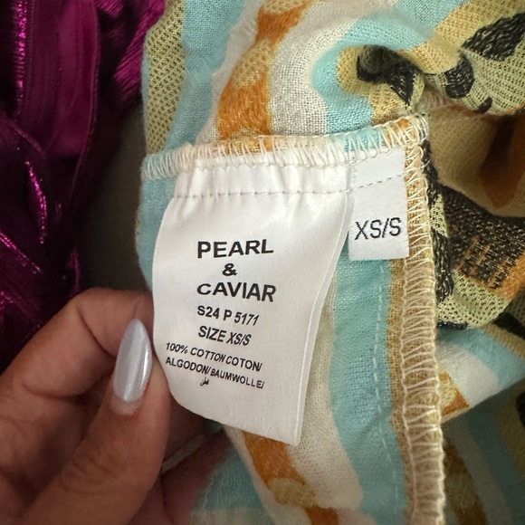 Pearl & Caviar Aztec tribal zakar print high waisted cotton shorts xs/Small - Picture 6 of 11